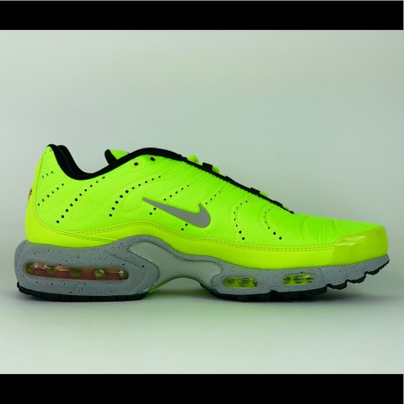 Nike Air Max Plus PRM TN Volt/Matte Silver/Grey - Picture 8 of 8
